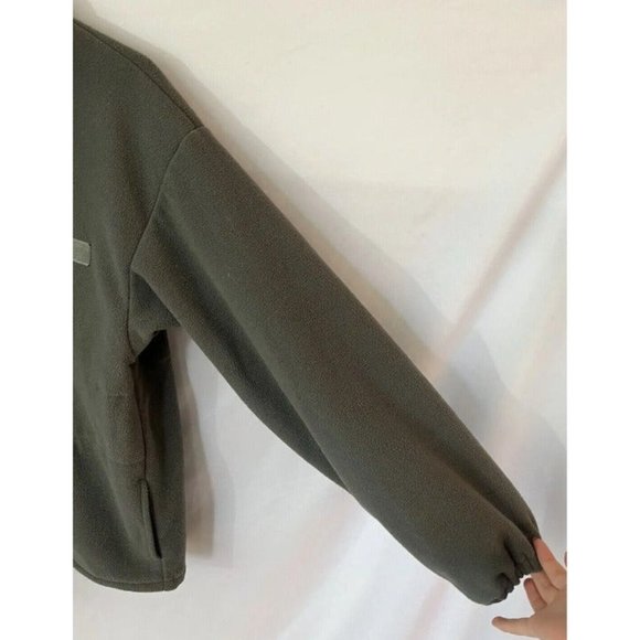 TRU-SPEC Micro Fleece Parka Mens Size Small Military Jacket/ Liner Green Fleece - Picture 3 of 8